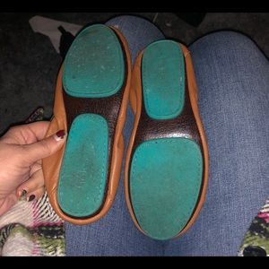 Chestnut Tieks worn 3 times. Size 7
